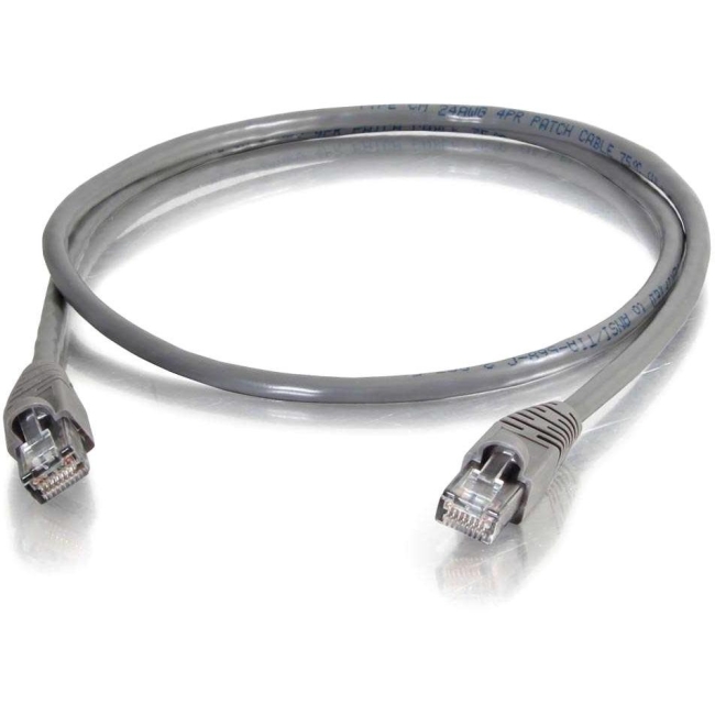 C2G 14 ft Cat5e Snagless UTP Unshielded Network Patch Cable (TAA) - Gray 10273