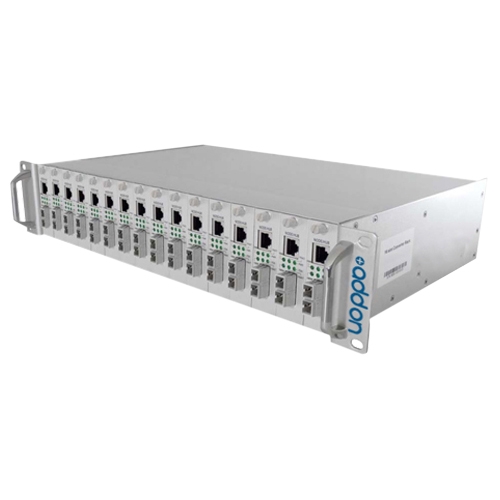 AddOn 19" Managed Media Converter Chasis with 16-slot Rack Mount ADD-MRACK-16