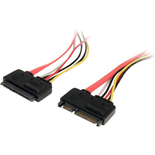 StarTech.com 12in 22 Pin SATA Power and Data Extension Cable SATA22PEXT