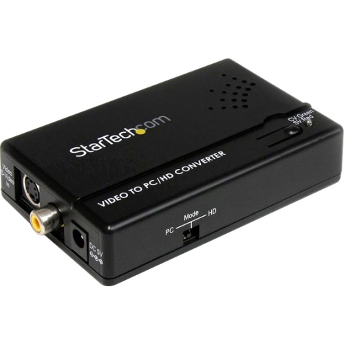 StarTech.com Composite and S-Video to VGA Video Scan Converter VID2VGATV2