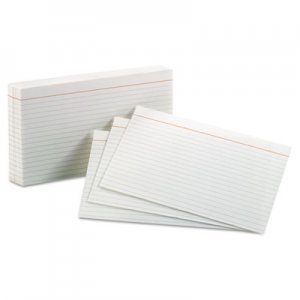 Oxford Ruled Index Cards, 5 x 8, White, 100/Pack OXF51 51EE