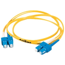 Axiom Fiber Optic Duplex Cable LCSCSD9Y-10M-AX