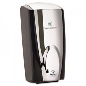 Rubbermaid Commercial AutoFoam Touch-Free Dispenser, 1,100 mL, 5.2 x 5.25 x 10.9, Black/Chrome RCP750411