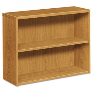 HON 10500 Series Laminate Bookcase, Two-Shelf, 36w x 13-1/8d x 29-5/8h, Harvest HON105532CC H105532.CC