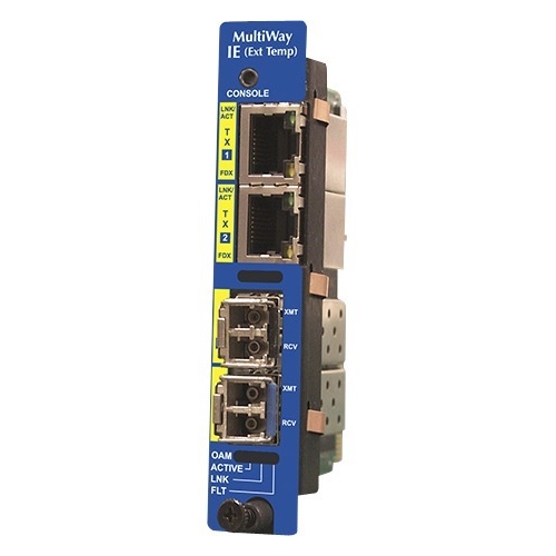 B+B Modular 10/100/1000 Mbps Ethernet Media/ Mode Converter 858-18121