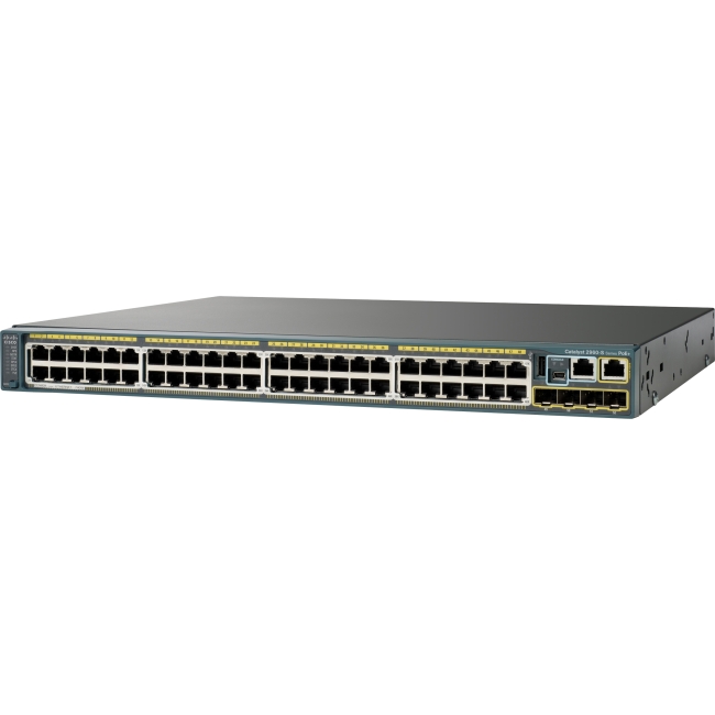 Cisco Catalyst Ethernet Switch - Refurbished WS-C2960S48LPSL-RF 2960S-48LPS-L