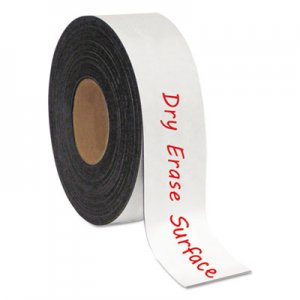MasterVision Dry Erase Magnetic Tape Roll, White, 2" x 50 Ft BVCFM2118 FM2118