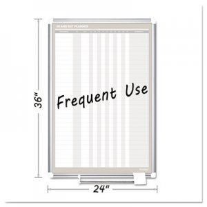 MasterVision In-Out Magnetic Dry Erase Board, 24x36, Silver Frame BVCGA02109830 GA02109830