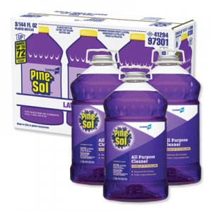 Pine-Sol All-Purpose Cleaner, Lavender, 144 oz, 3 Bottles/CT CLO97301 97301