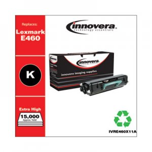 Innovera Remanufactured (E460DN) Toner, 15000 Yield, Black IVRE460X11A