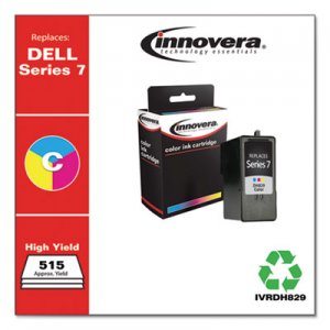 Innovera Remanufactured Tri-Color High-Yield Ink, Replacement for Dell Series 7 (CH884), 515 Page-Yield IVRDH829