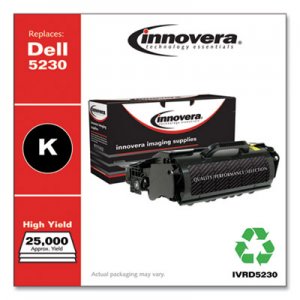 Innovera Remanufactured Black Toner, Replacement for Dell 5230 (330-6958), 21,000 Page-Yield IVRD5230