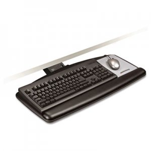 3M Sit/Stand Easy Adjust Keyboard Tray, Standard Platform, 25.5w x 12d, Black MMMAKT170LE AKT170LE