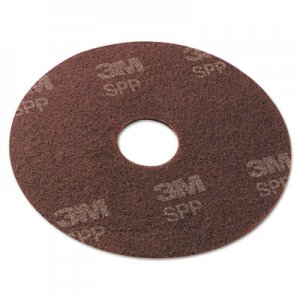 Scotch-Brite Surface Preparation Pad, 20" Diameter, Maroon, 10/Carton MMMSPP20 SPP20