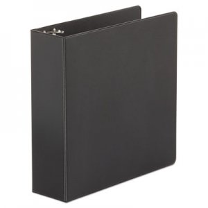 Universal Economy Non-View Round Ring Binder, 3 Rings, 3" Capacity, 11 x 8.5, Black UNV30407