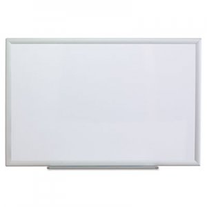 Universal Dry Erase Board, Melamine, 36 x 24, Aluminum Frame UNV44624