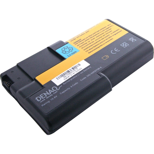 Denaq 6-Cell 58Whr Li-Ion Laptop Battery for IBM DQ-02K6739-6