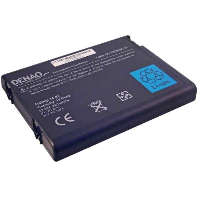 Denaq 12-Cell 6600mAh Li-Ion Laptop Battery for HP DQ-DP390A-12