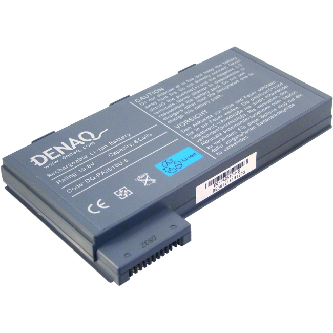 Denaq 6-Cell 5200mAh Li-Ion Laptop Battery for TOSHIBA DQ-PA2510U-6