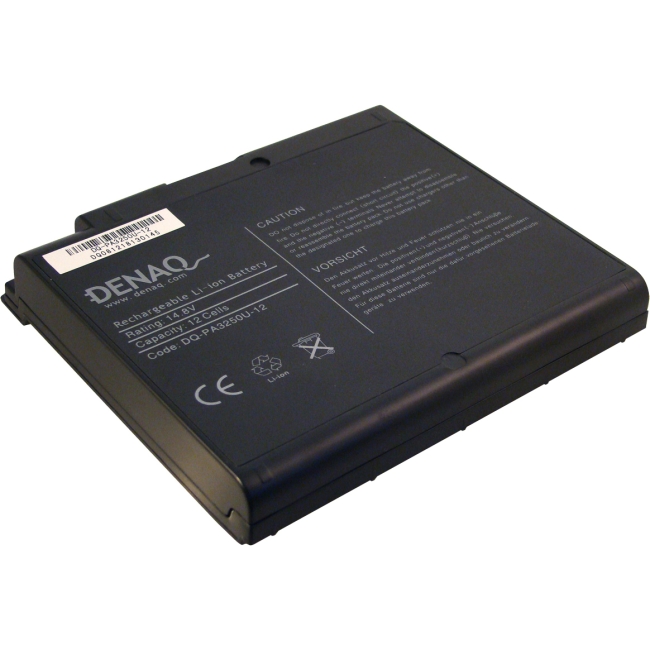 Denaq 12-Cell 6600mAh Li-Ion Laptop Battery for TOSHIBA DQ-PA3250U-12