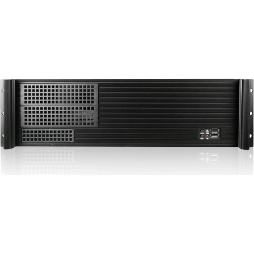 iStarUSA 3U Compact Rackmount Chassis compatible with PS2 Power Supply D-313SE-MATX