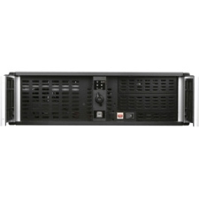 iStarUSA 3U Compact Stylish Rackmount Front-Mounted PSU Chassis Silver D-300-FS-SILVER