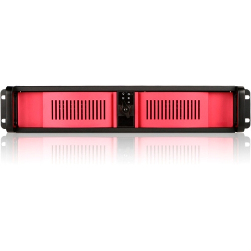 iStarUSA 2U Compact Stylish Rackmount Chassis D-200-RED D-200