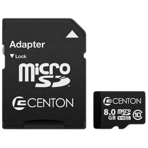 Centon 8GB microSD High Capacity (microSDHC) Card - Class 10 S1-MSDHC10-8G