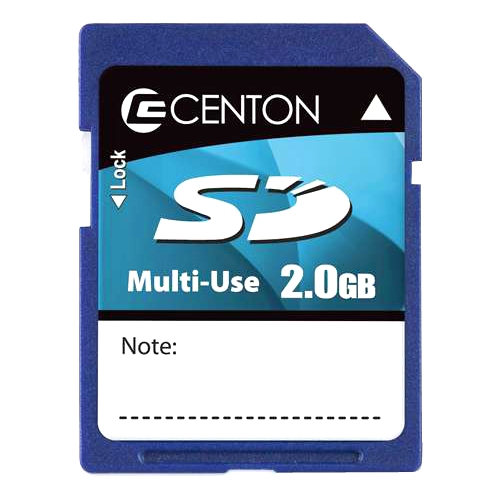 Centon 2GB Secure Digital (SD) Card - Class 4 S1-SDHC4-2G