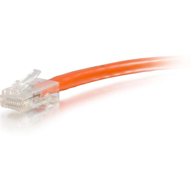 C2G 10 ft Cat5e Non Booted UTP Unshielded Network Patch Cable - Orange 00574