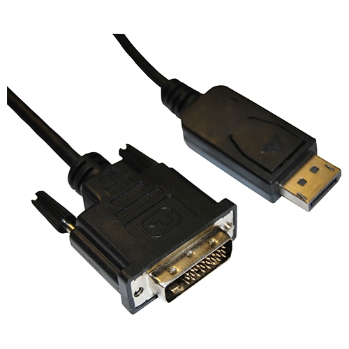 4XEM DP To DVI (25PIN) Cable Passive DVI-D (24+1PIN) To Displayport M/M 4XDPMDVIMCBL