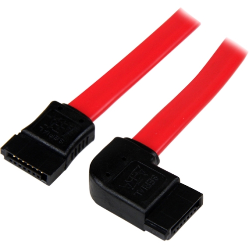 StarTech.com 18in SATA to Left Side Angle SATA Serial ATA Cable SATA18LSA1