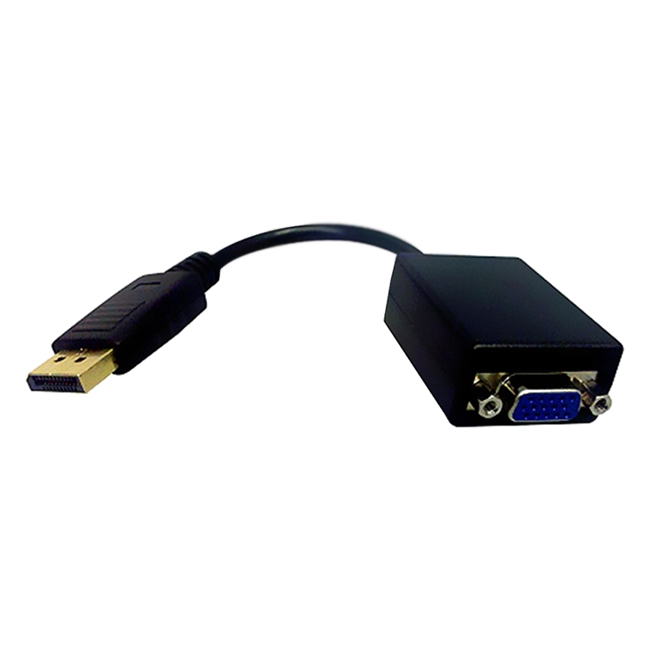 Comprehensive DisplayPort Male To VGA Female 8 Inch Cable DP2VGAF
