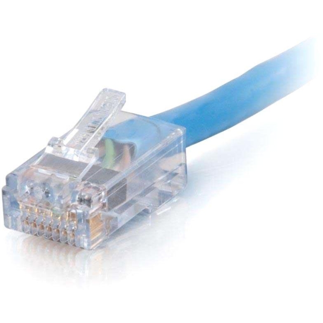 C2G 7 ft Cat6 Non Booted Plenum UTP Unshielded Network Patch Cable - Blue 15280