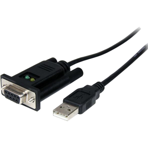 StarTech.com 1 Port USB to Null Modem RS232 DB9 Serial DCE Adapter Cable with FTDI ICUSB232FTN