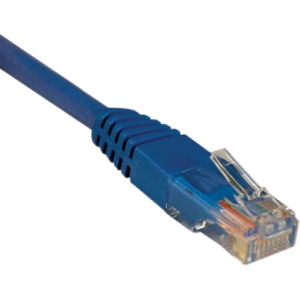 Tripp Lite 50-ft. Cat5e 350MHz Molded Cable (RJ45 M/M) - Blue N002-050-BL