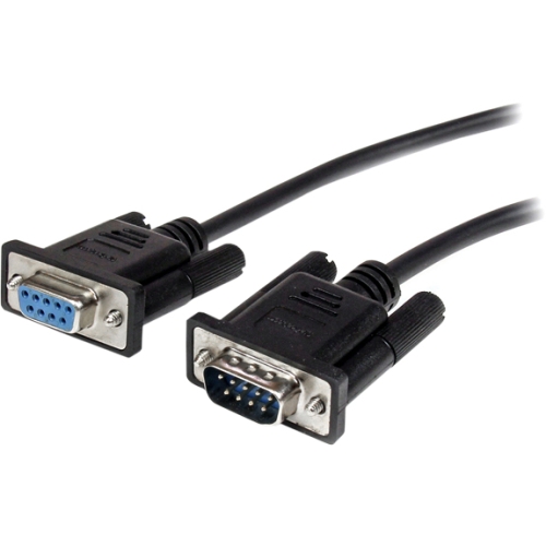 StarTech.com 2m Black Straight Through DB9 RS232 Serial Cable - M/F MXT1002MBK