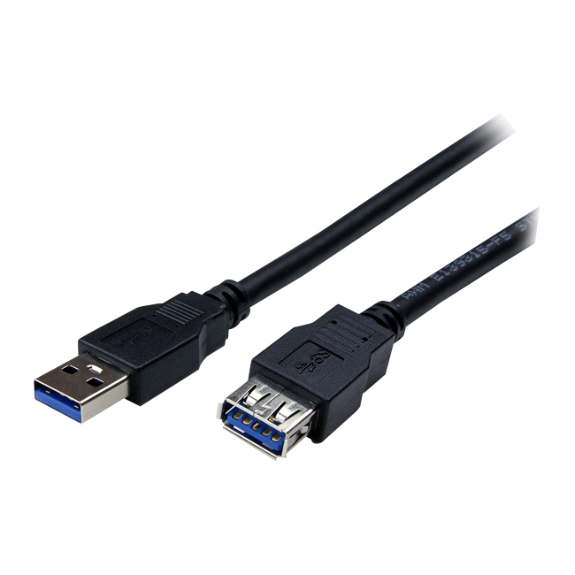 StarTech.com 1m Black SuperSpeed USB 3.0 Extension Cable A to A - M/F USB3SEXT1MBK