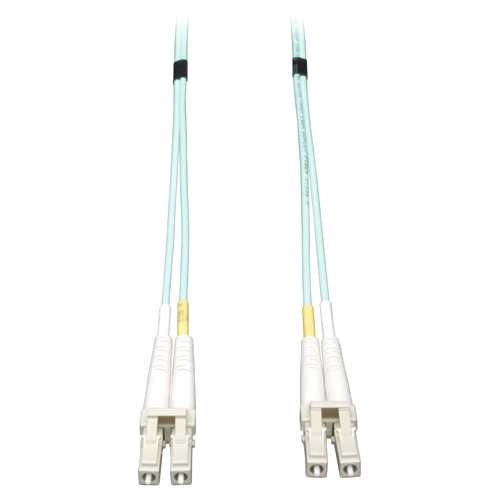 Tripp Lite 35M (115-ft.) 10Gb Duplex MMF 50/125 OM3 LSZH Patch Cable (LC/LC) - Aqua N820-35M