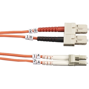 Black Box 50-Micron Multimode Fiber Optic Value Patch Cable, Duplex, Zipcord (Continued) FO50-003M-SCLC