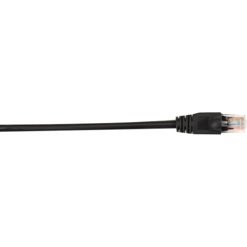 Black Box CAT5e Value Line Patch Cable, Stranded, Black, 7-ft. (2.1-m) CAT5EPC-007-BK