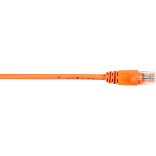 Black Box CAT5e Value Line Patch Cable, Stranded, Orange, 1-ft. (0.3-m) CAT5EPC-001-OR