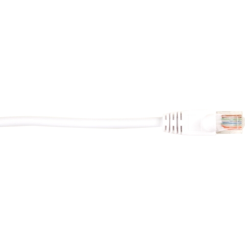 Black Box CAT5e Value Line Patch Cable, Stranded, White, 3-ft. (0.9-m) CAT5EPC-003-WH