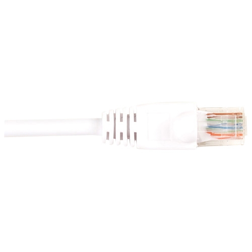 Black Box CAT6 Value Line Patch Cable, Stranded, White, 3-ft. (0.9-m) CAT6PC-003-WH
