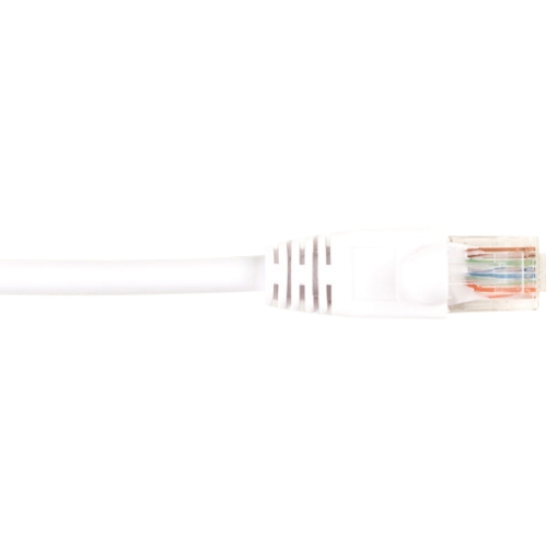 Black Box CAT6 Value Line Patch Cable, Stranded, White, 7-ft. (2.1-m) CAT6PC-007-WH