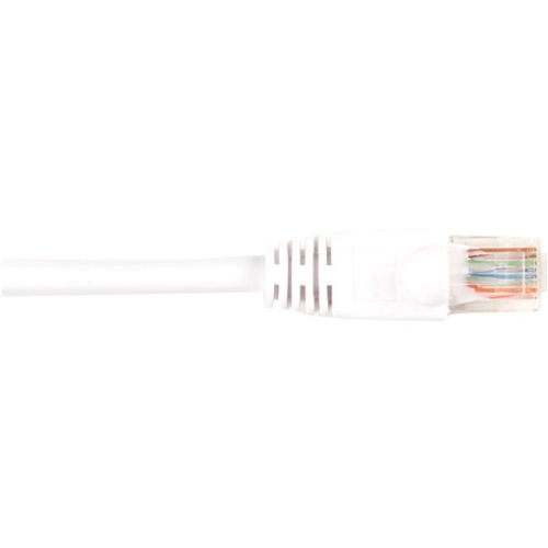 Black Box CAT6 Value Line Patch Cable, Stranded, White, 10-ft. (3.0-m) CAT6PC-010-WH