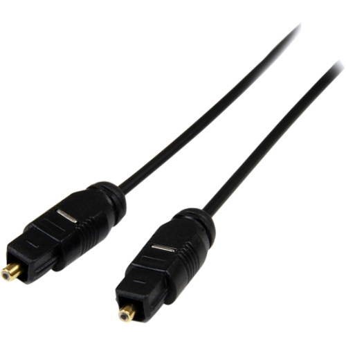 StarTech.com 15 ft Thin Toslink Digital Optical SPDIF Audio Cable THINTOS15