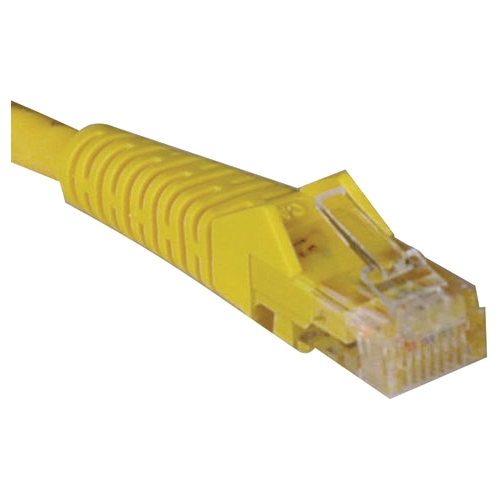 Tripp Lite 1-ft. Cat5e 350MHz Snagless Molded Cable (RJ45 M/M) - Yellow N001-001-YW