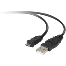 Belkin USB-A/Micro-B PRO Cable A/B; 6 Black F3U151B03