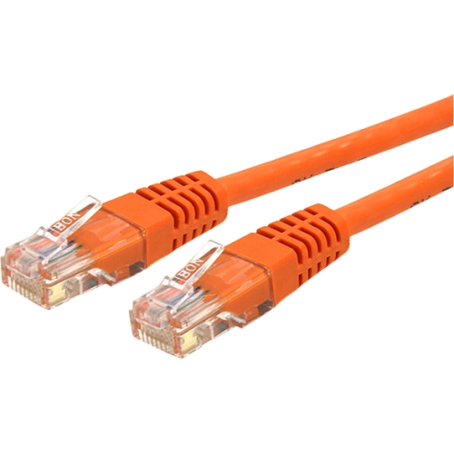 StarTech.com 35 ft Cat 6 Orange Molded RJ45 UTP Gigabit Cat6 Patch Cable - 35ft Patch Cord C6PATCH35OR